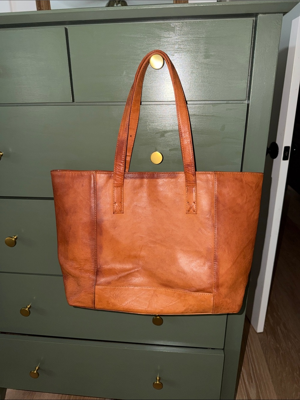 Noonday Collection Modern Leather Tote